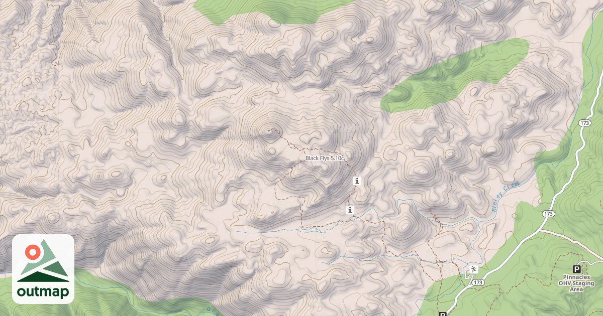 Map of Black Flys