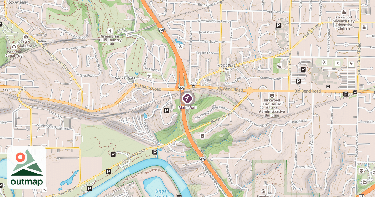Map of Main Wall