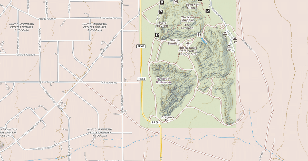 Map preview of The Devil's Butthole