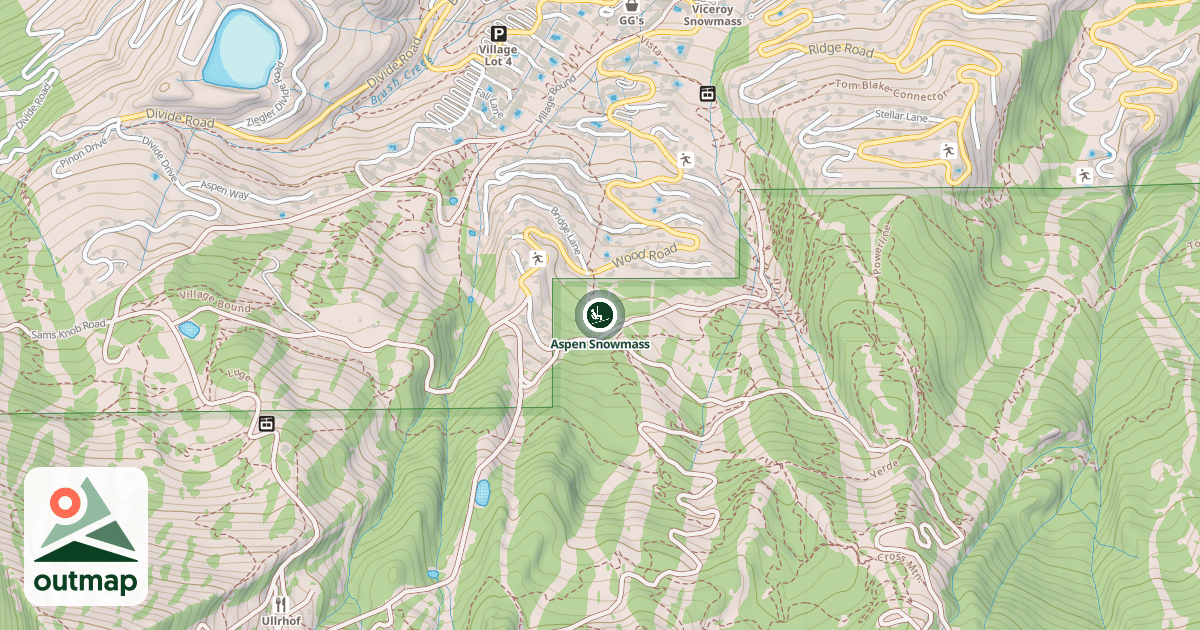 Map of Aspen Snowmass