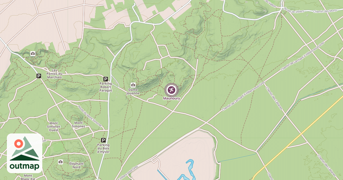 Map of Maunoury