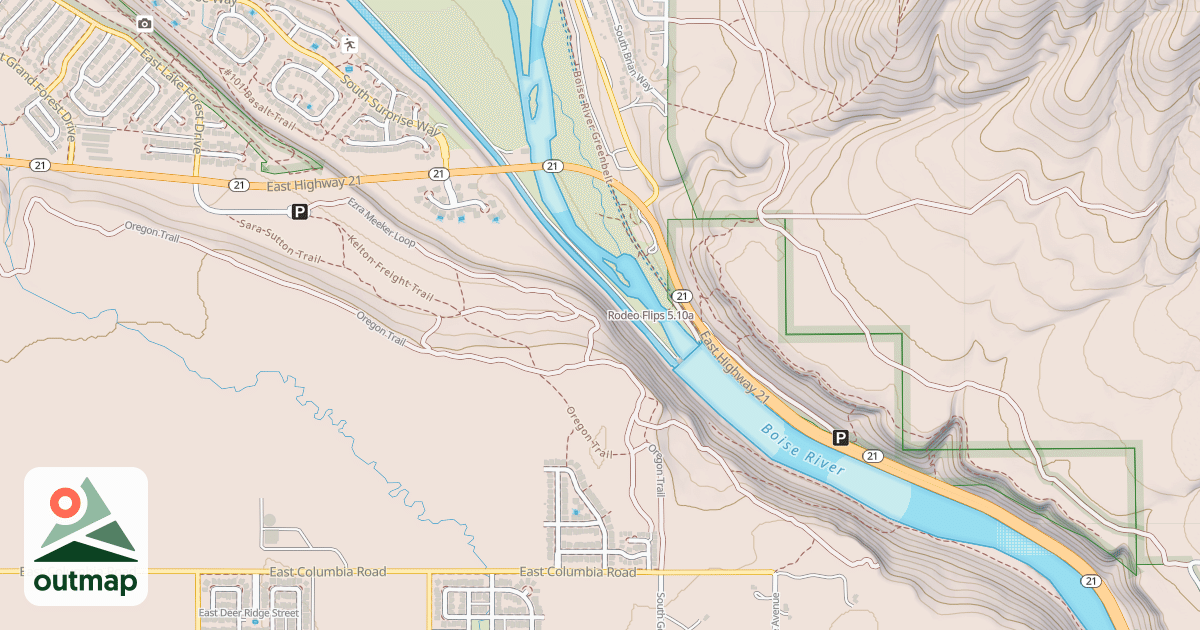 Map of Rodeo Flips