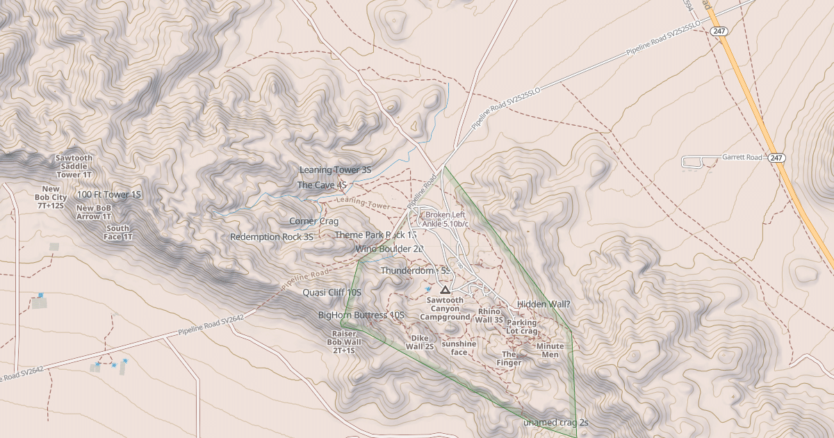 Map preview of Broken Left Ankle