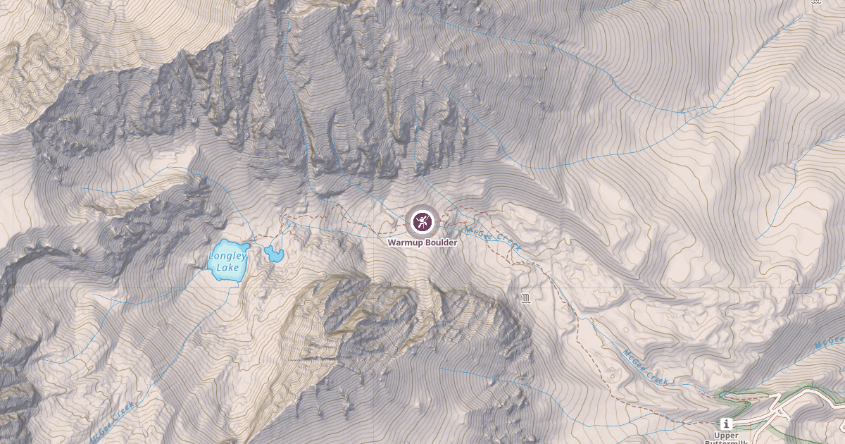 Map preview of Warmup Boulder
