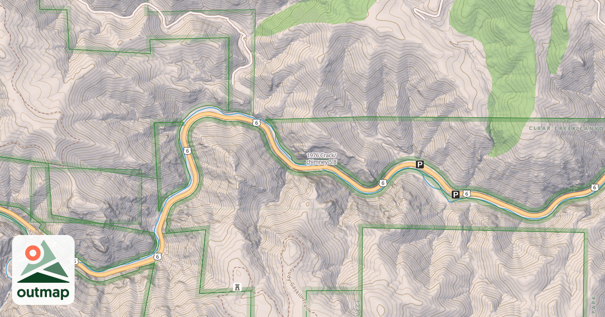 Map of 1976 Crack/chimney