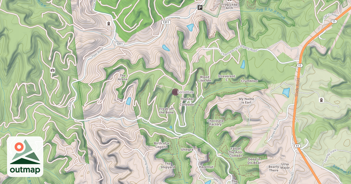 Map of Sorostitute