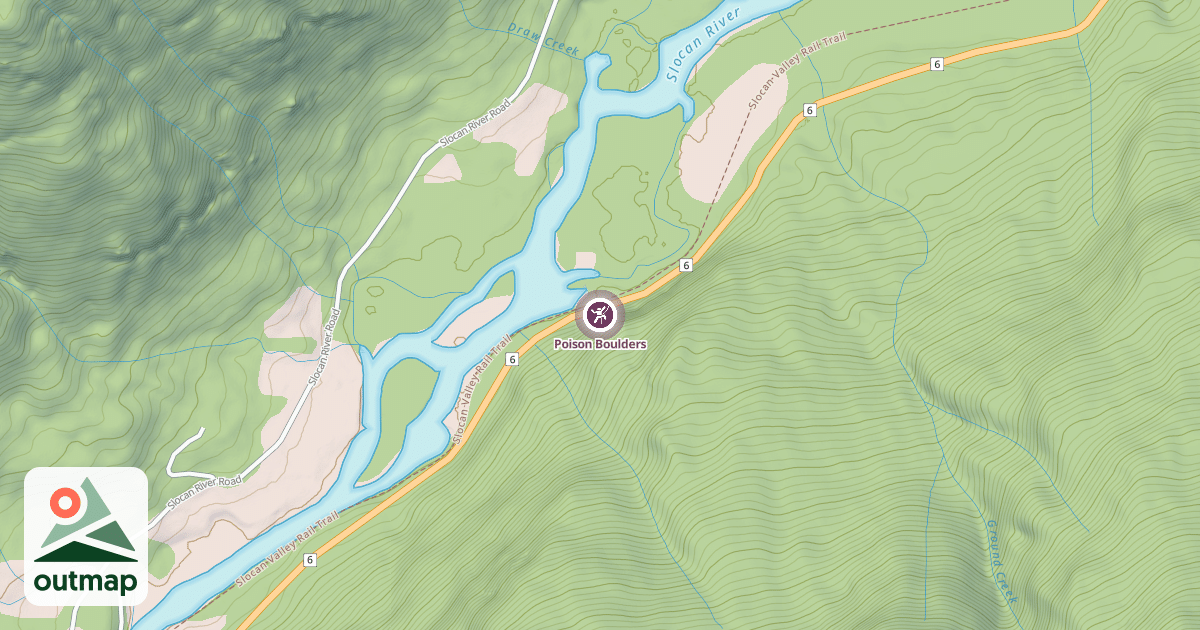 Map of Poison Boulders