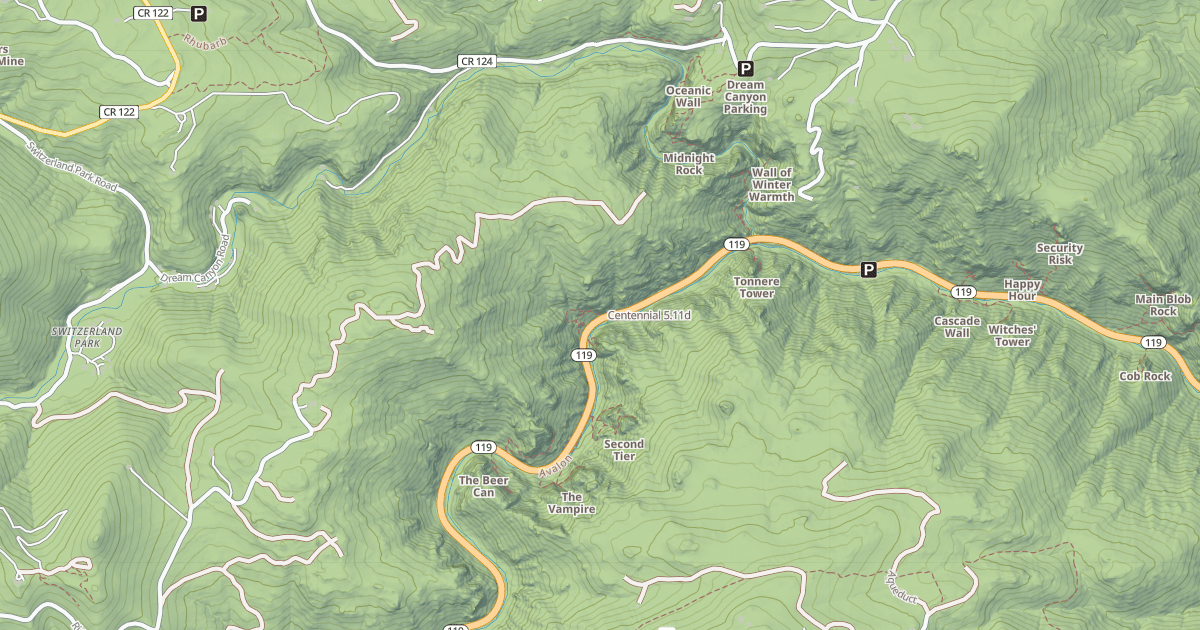 Map preview of Centennial