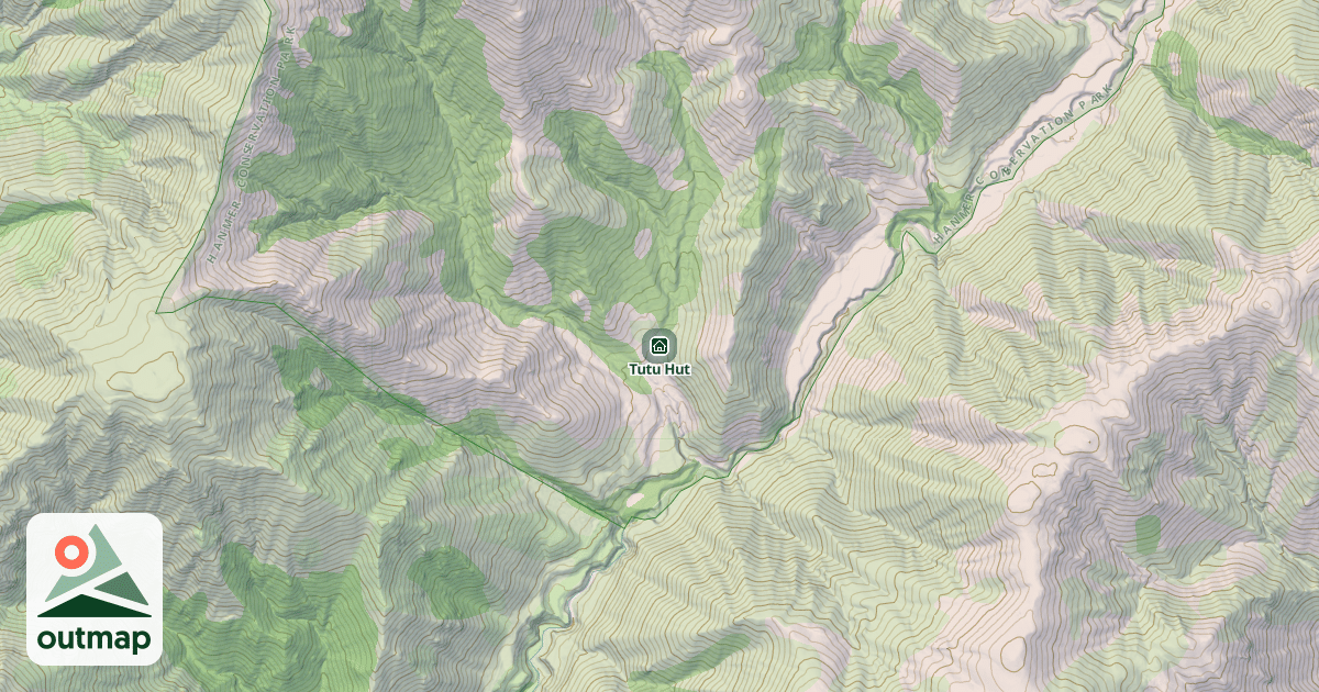 Map of Tutu Hut