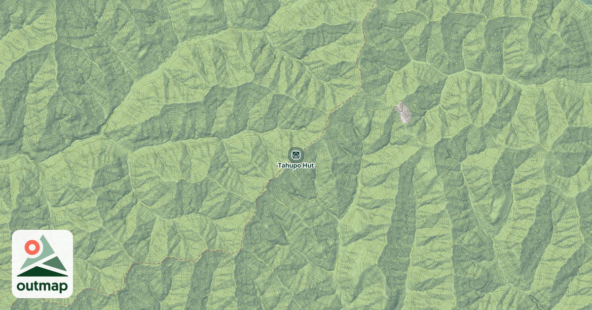 Map of Tahupo Hut