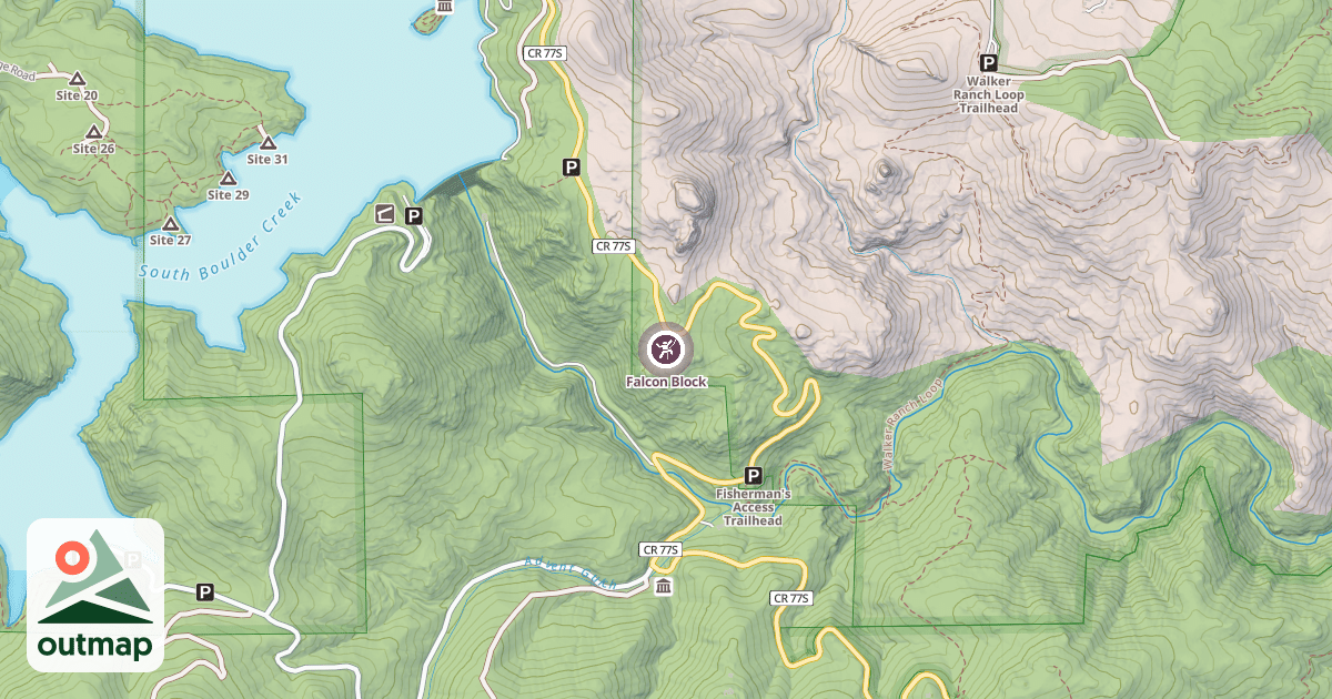 Map of Falcon Block