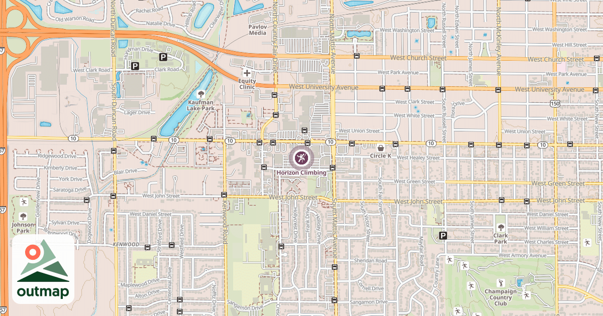 Map of Horizon Climbing