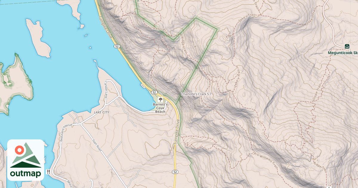 Map of Charlotte's Crack