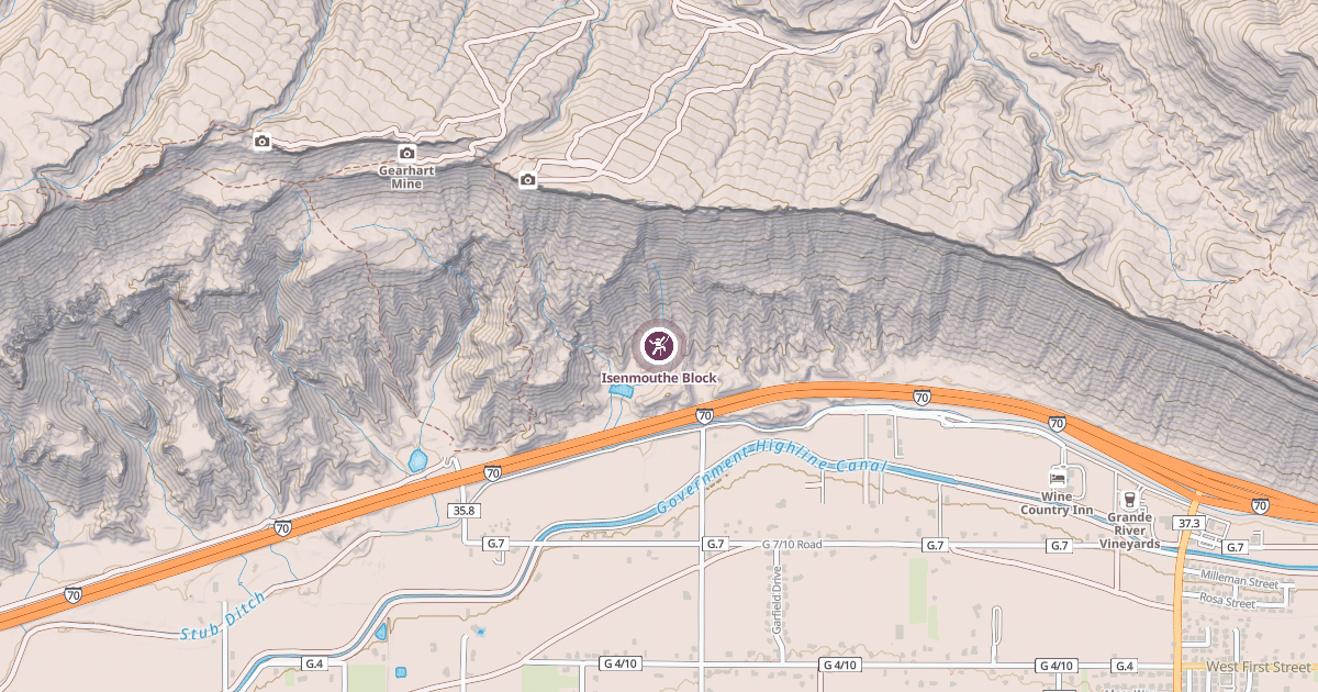 Map preview of Isenmouthe Block