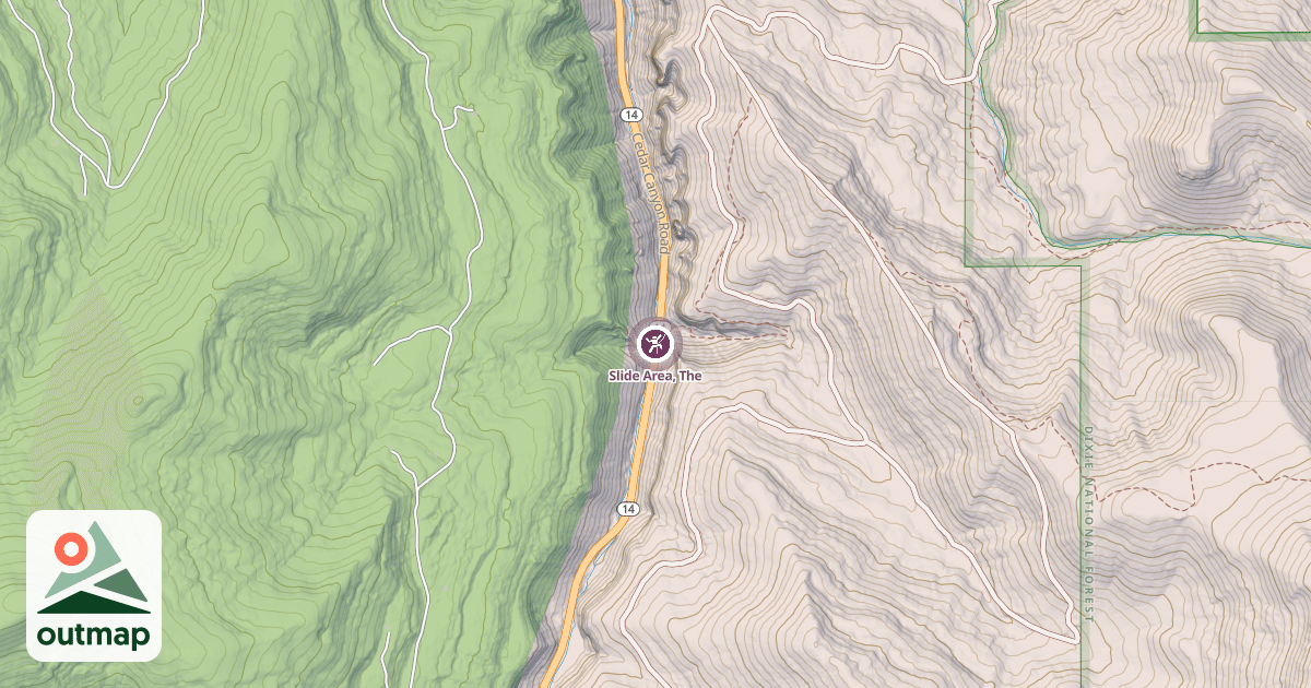 Map of Slide Area, The