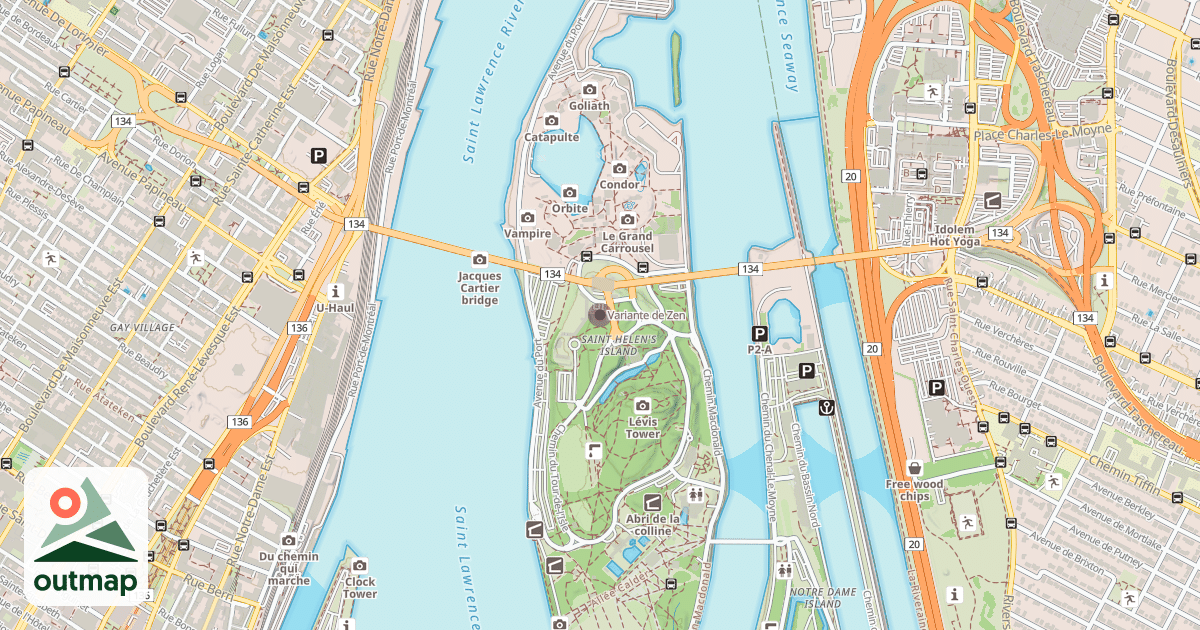 Map of Variante de Zen