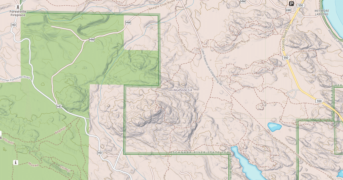 Map preview of MudSlide