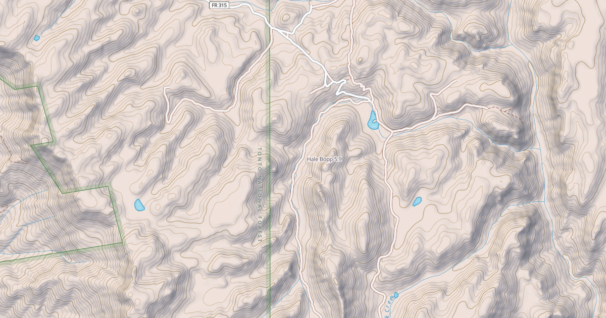 Map preview of Hale Bopp