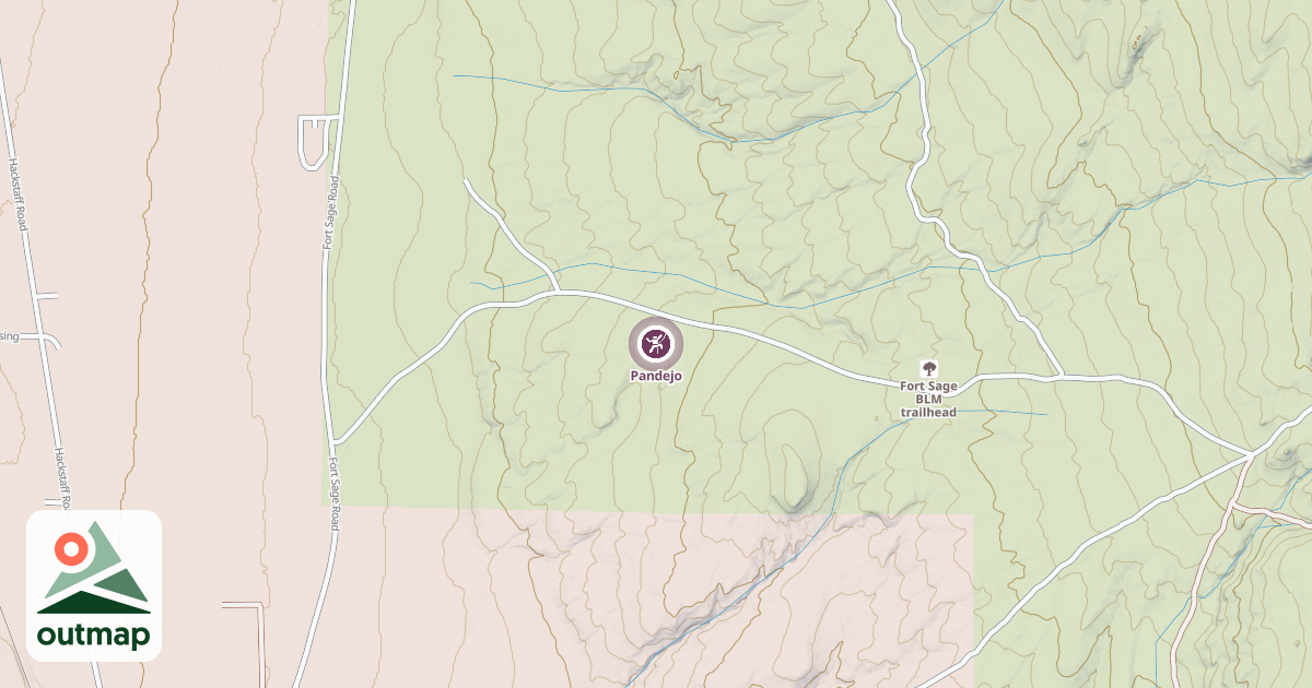 Map of Pandejo
