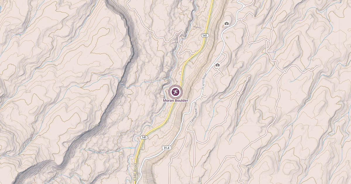Map preview of Moran Boulder