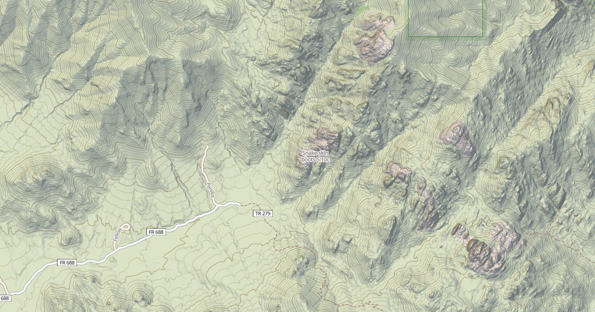 Map preview of Snake skin boots
