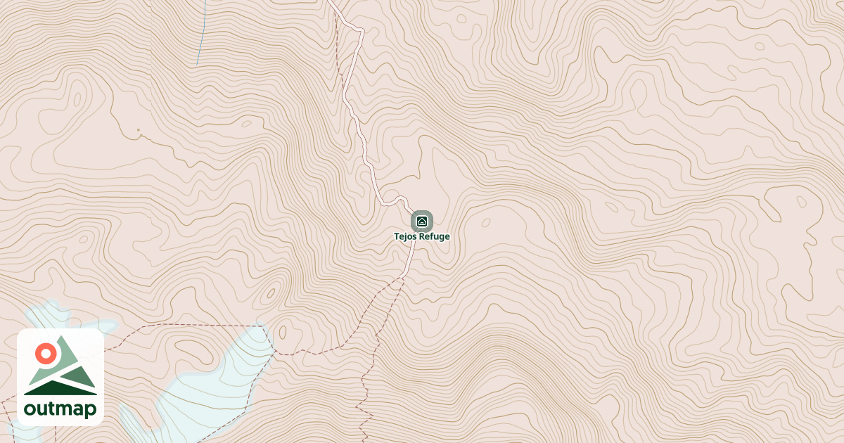 Map of Tejos Refuge