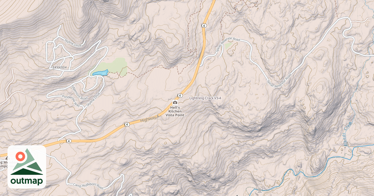 Map of Lightning Crack