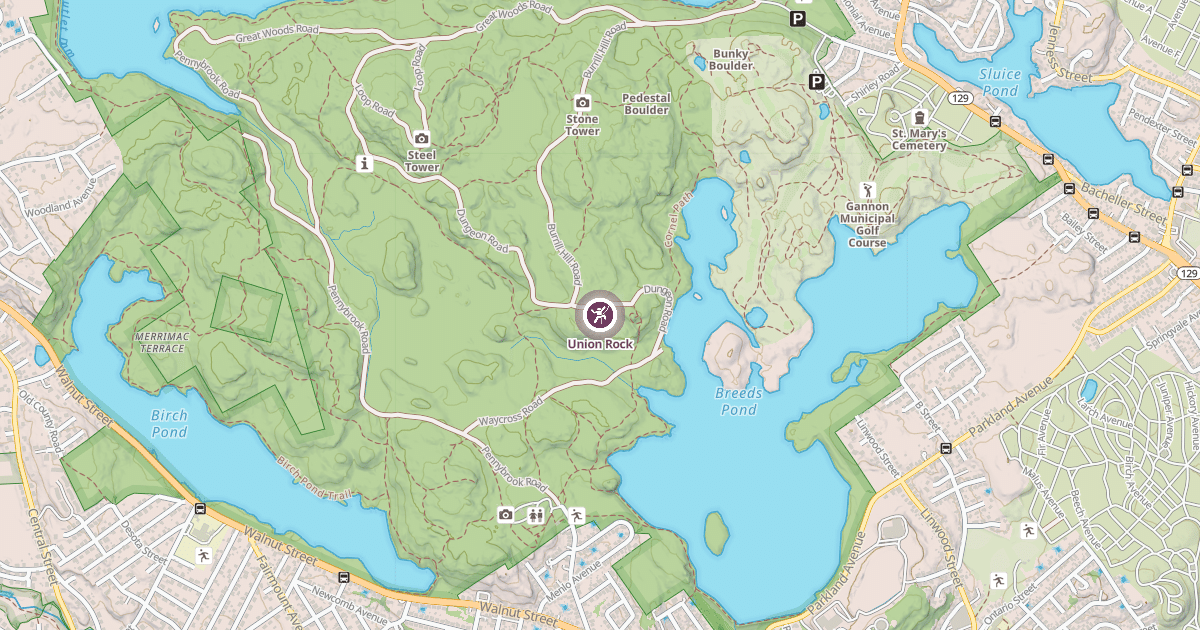 Map preview of Union Rock