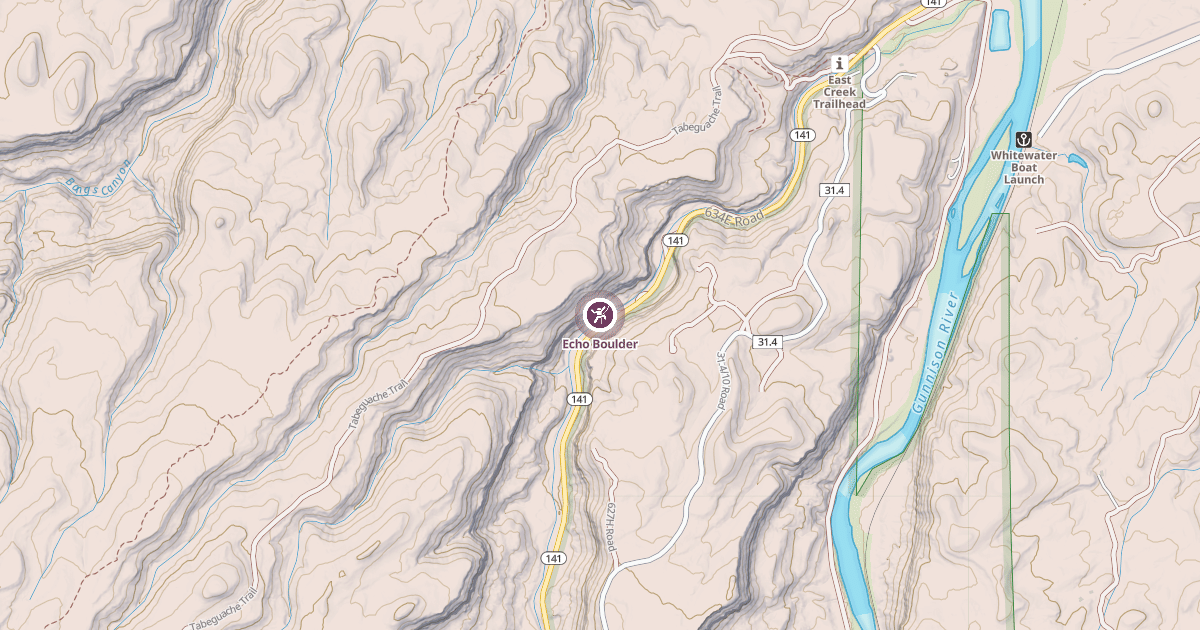 Map preview of Echo Boulder