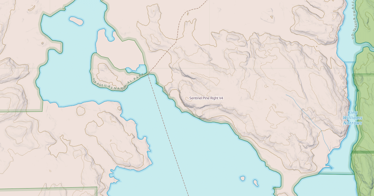 Map preview of Sentinel Pine Right