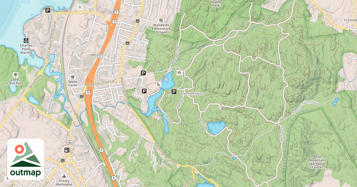 Map of Free Parking