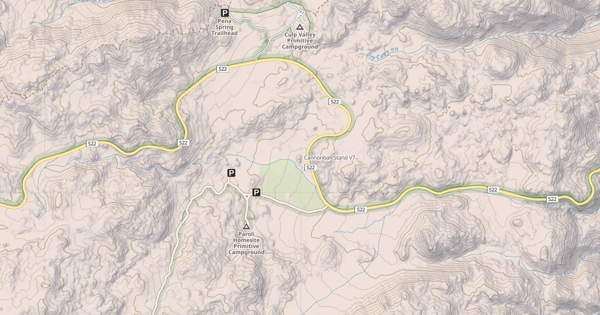 Map preview of Cannonball Stand