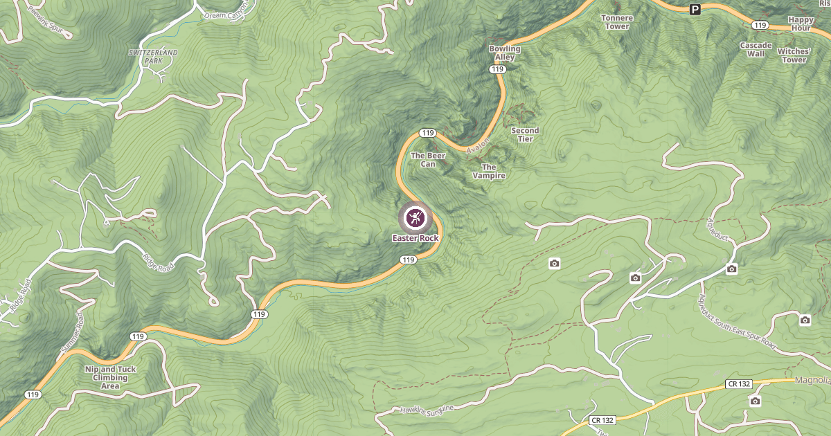 Map preview of Easter Rock