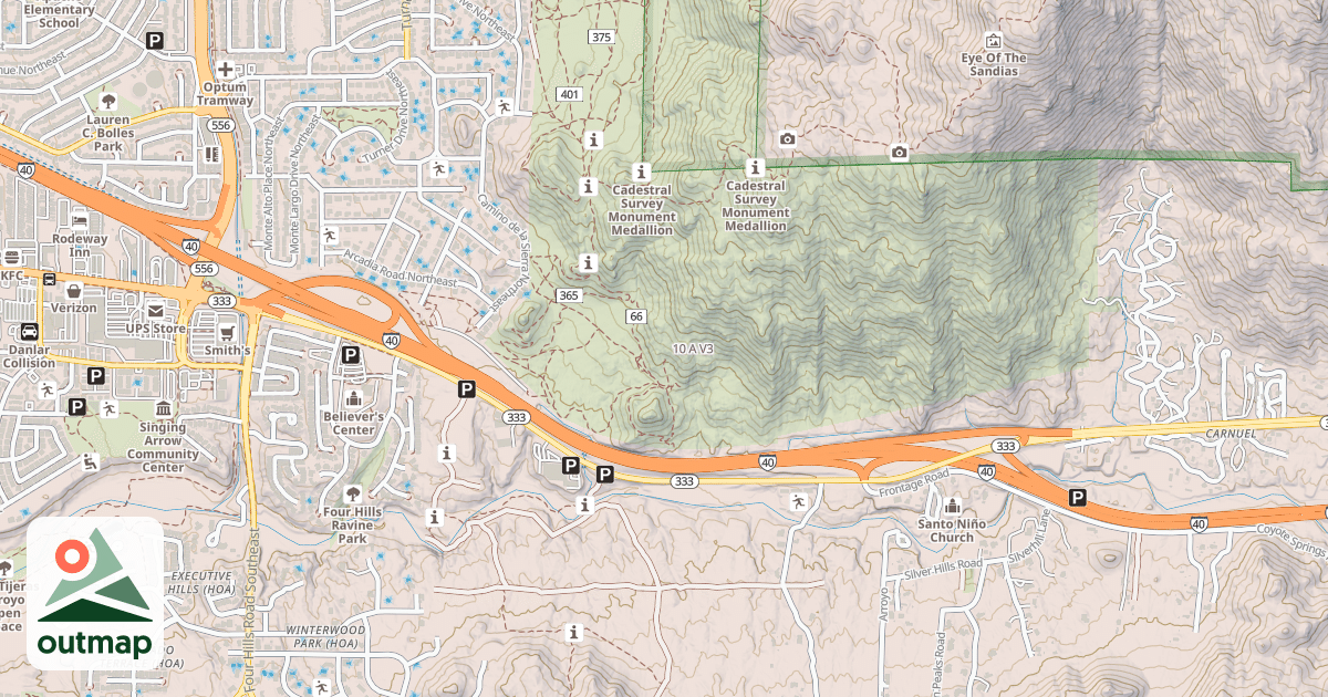 Map of 10 A