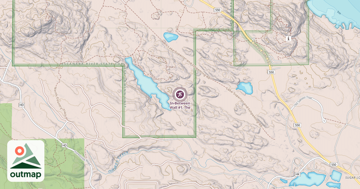 Map of In-Between Wall #1, The