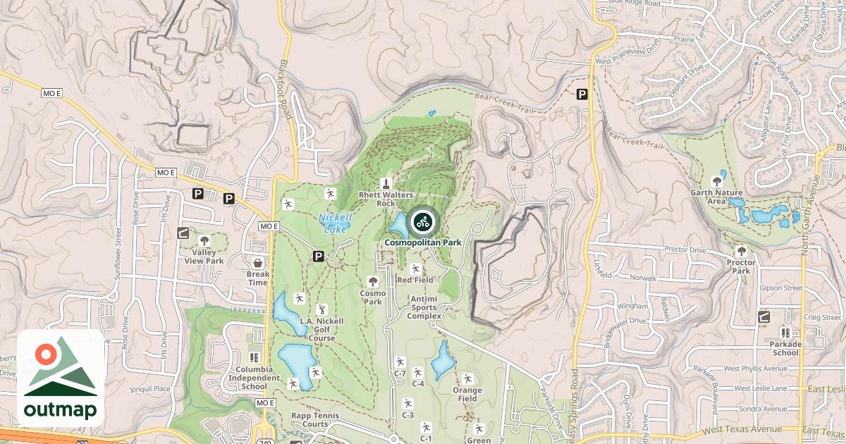 Map of Cosmopolitan Park