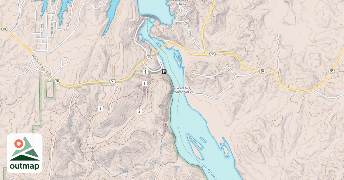 Map of Want Not, Waste Not