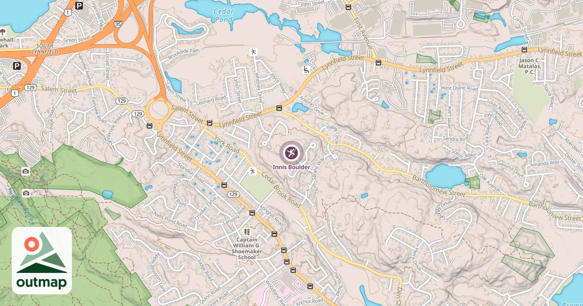 Map of Innis Boulder