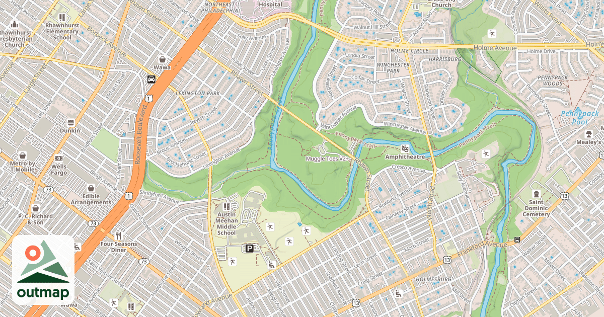 Map of Muggle Toes