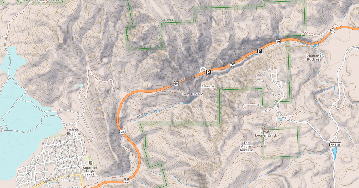 Map preview of Hang 10