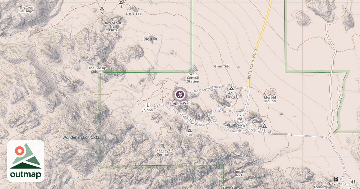 Map of Empire Wall