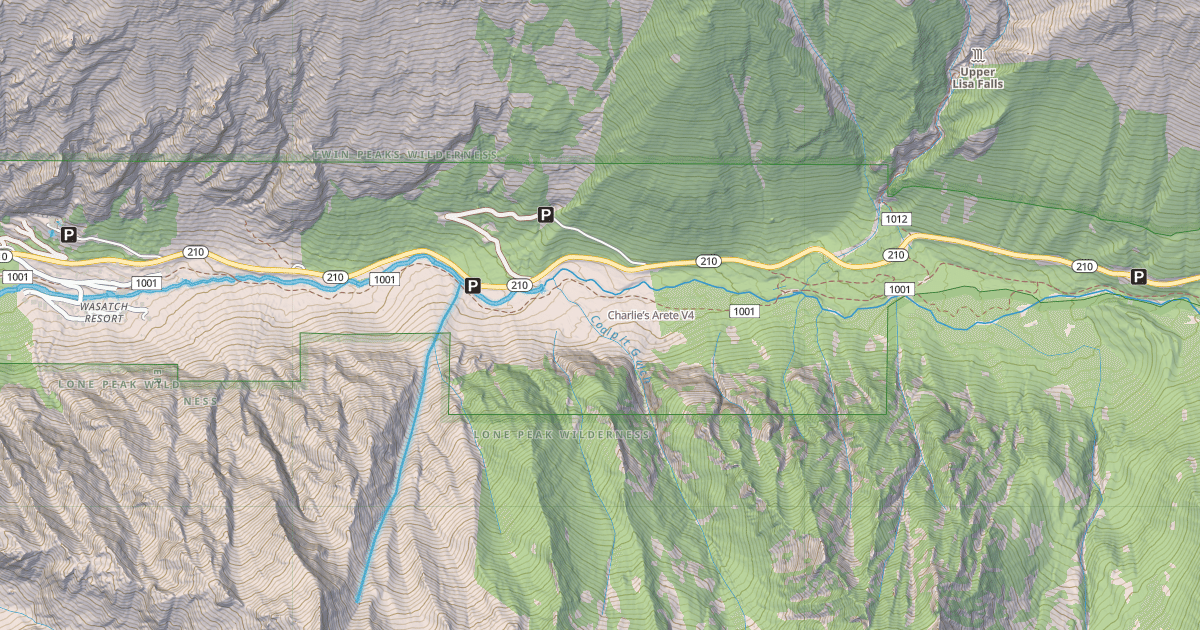 Map preview of Charlie’s Arete