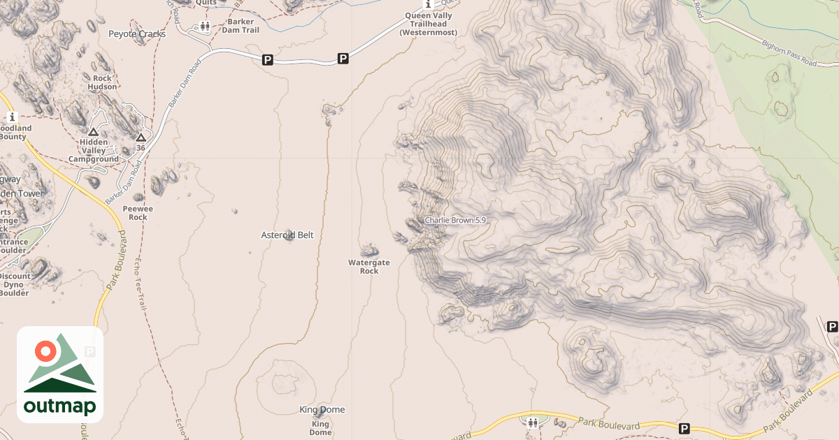 Map of Charlie Brown