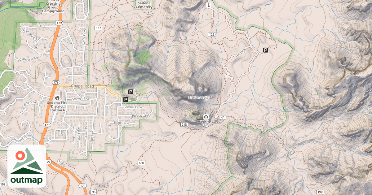 Map of Broken Arete