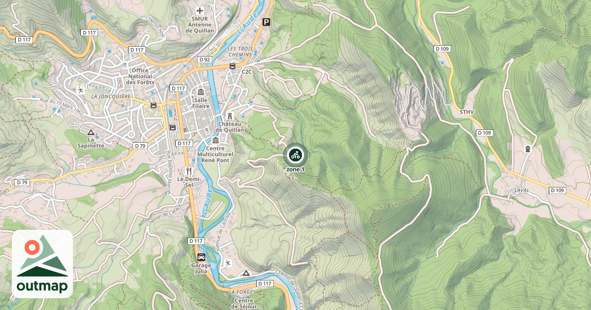 Map of zone 1