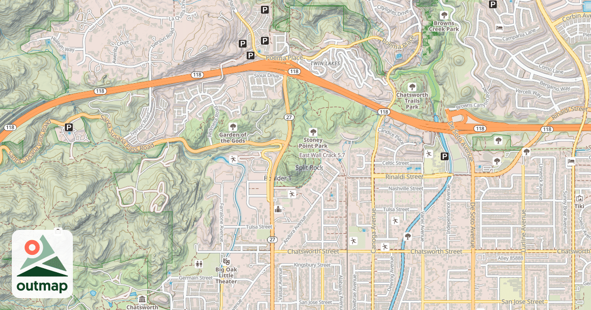 Map of East Wall Crack