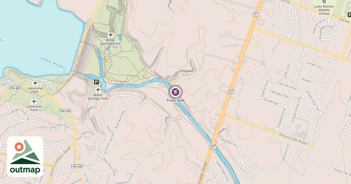 Map of Front Wall