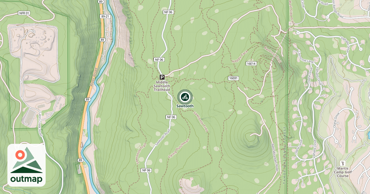 Map of Sawtooth