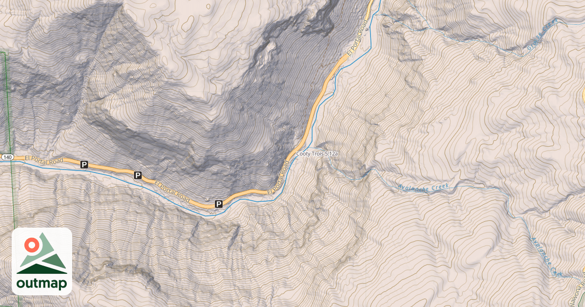 Map of Cooty Trois