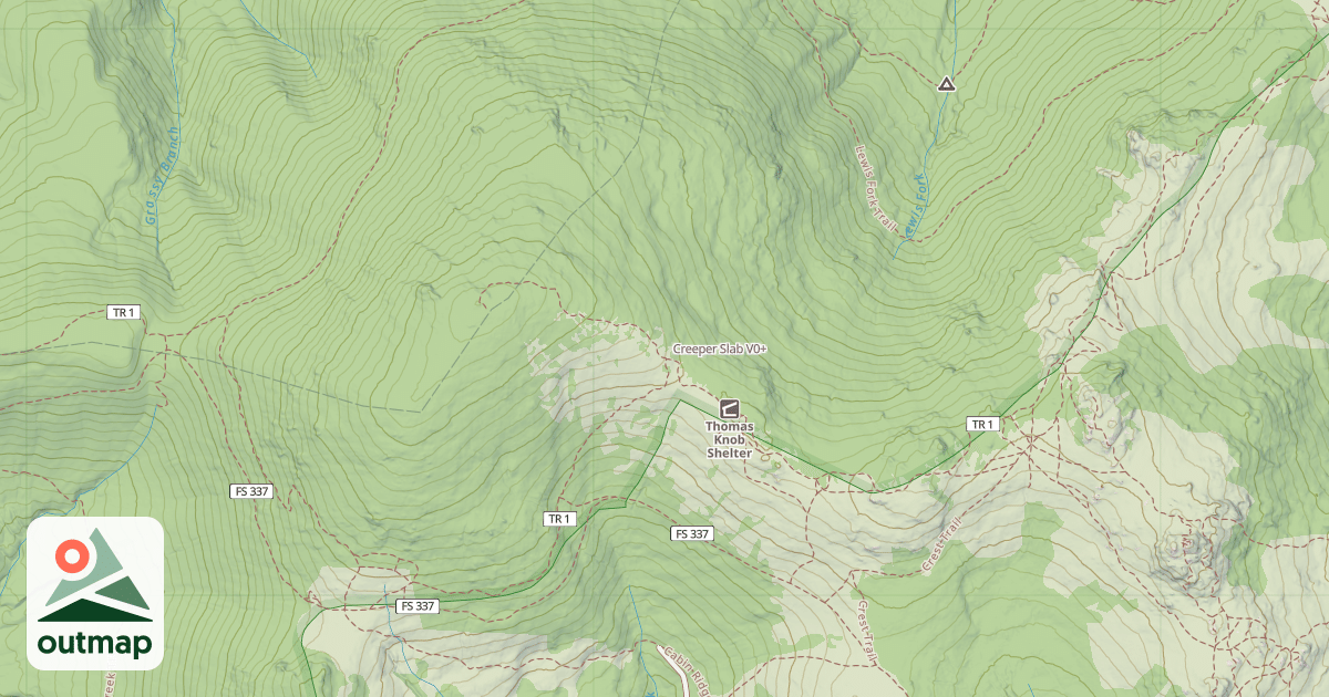 Map of Creeper Slab